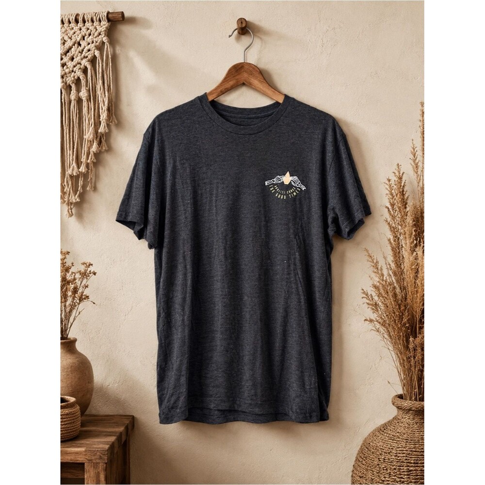 Volcom Print Tee Shirt Grey Logo Medium-12 Skater Punk Y2K Shirt